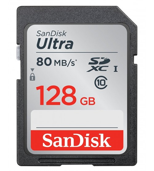 SDSDUNC-128G SanDisk Ultra SDXC UHS-I Class 10 80MB/s 128GB 